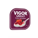 Iogurte Grego Sabor Frutas Vermelhas Vigor 90g