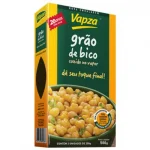 Gr�o de Bico Vapza Cozido a Vapor Caixa 500g