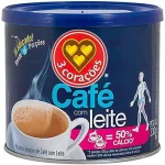 Caf� com Leite Sol�vel Original 3 Cora��es 300g