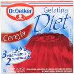 Gelatina em P� Sabor Cereja Diet Dr. Oetker 12g