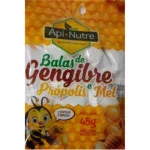 Bala de Gengibre com Pr�polis e Mel Api 45g