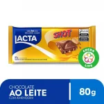 Chocolate Ao Leite com Amendoim Shot Lacta 80g