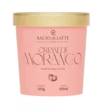 Sorvete Bacio Di Latte Creme de Morango 490ml