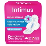Absorvente Tripla Prote��o Suave com Abas Intimus 8un