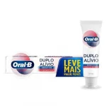 Creme Dental Duplo Alivio Sensitive+Gengiva Oral B 70g