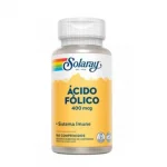 Suplemento Alimentar �cido F�lico 400mcg Solaray 180 Comprimidos