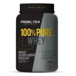Suplemento em P� 100% Pure Whey Prote�nas100% Pure Whey Sabor Baunilha Probi�tica 900g