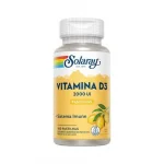 Vitamina D3 2.000ui Sabor Lim�o Solaray 100 C�psulas