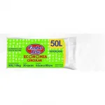 Soco para Lixo Cor Amrelo 50l Economia Circular Embalixo 30un