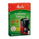 Filtro de Papel Melitta N4 Grande Embalagem 30 Un