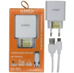 CARREGADOR USB/MICRO 2.4A KD-109S CARREGADOR USB/MICRO 2.4A KD-109S