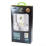 CARREGADOR FLEX TURBO 25W TY-C-UR28 CARREGADOR FLEX TURBO 25W TY-C-UR28