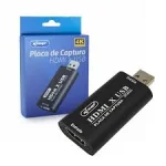 PLACA DE CAPTURA HDMI X USB KNUP KP-AD101 PLACA DE CAPTURA HDMI X USB KNUP KP-AD101