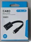CABO ADAPTADOR MICRO USB OTG IT-BLUE 10201 CABO ADAPTADOR MICRO USB OTG IT-BLUE 10201