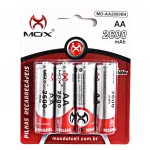 PILHA MOX MO-AA2600B RECARREGAVEL  4UND PILHA MOX MO-AA2600B RECARREGAVEL  4UND
