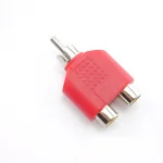 DIVISOR DUPLO RCA MACHO DIVISOR DUPLO RCA MACHO