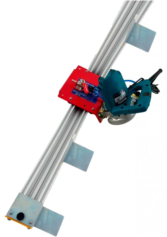 acompanha trilho de 1 metro