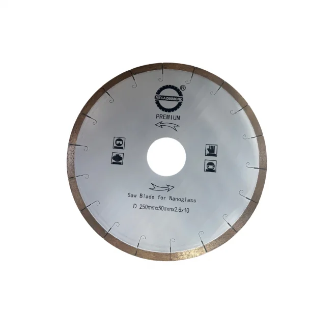 SERRA 250 MM PARA NANOGLASS