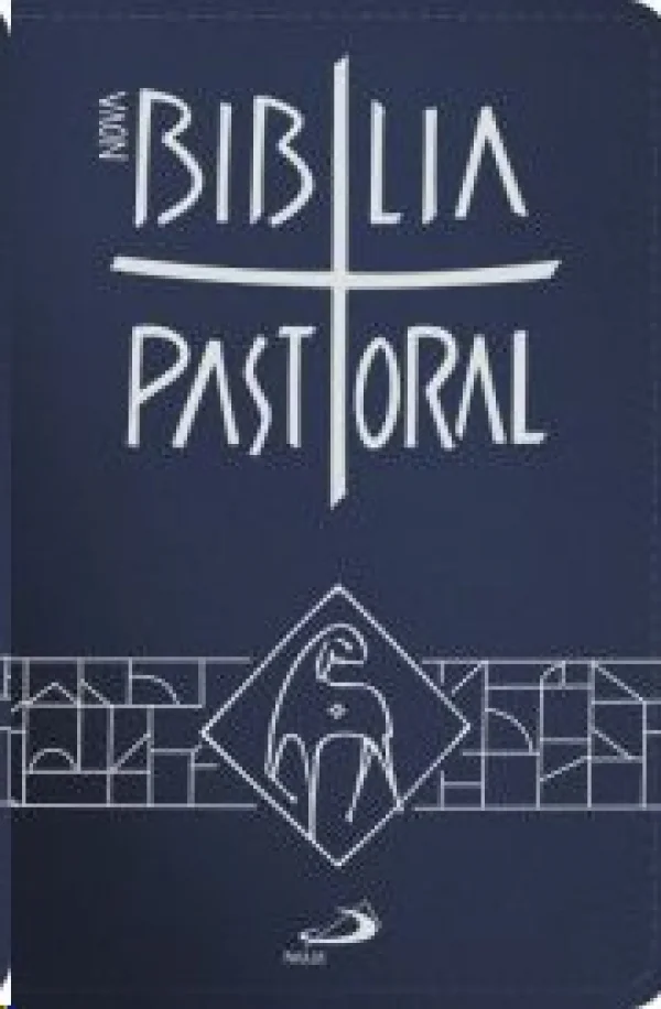Bíblia Pastoral - Média - Zíper: Azul