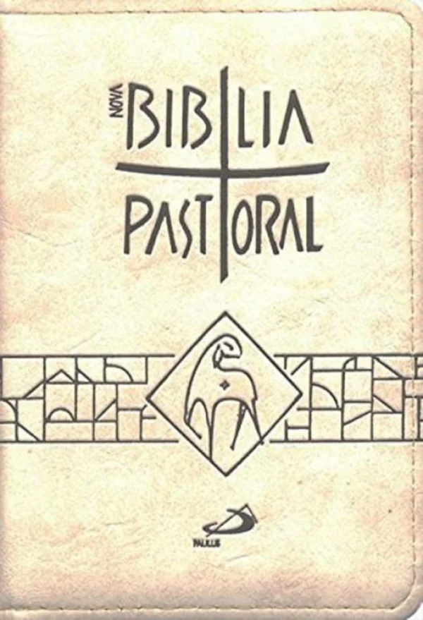 Bíblia Pastoral - Média - Zíper: Creme