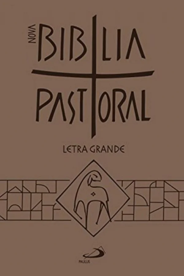 B�blia Pastoral - Z�per - Marrom: Letra Grande