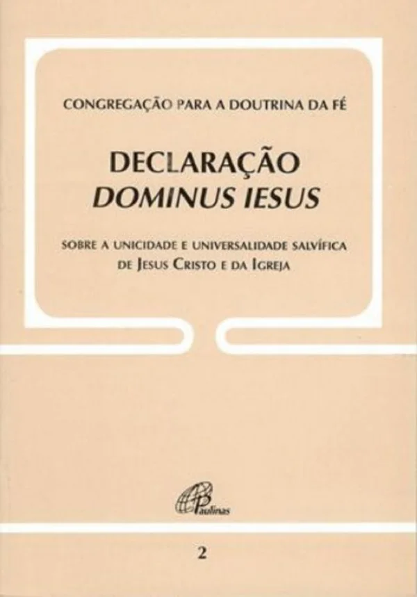 Declara��o Dominus Iesus - Documento 2