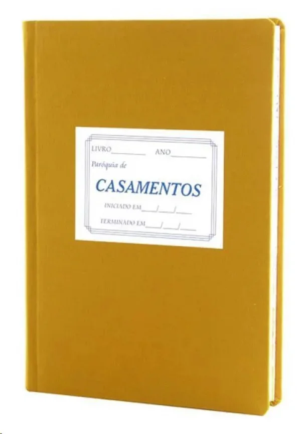 Livro registro de Casamentos
