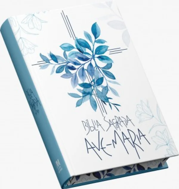 B�blia Sagrada Ave-Maria - Capa Flores