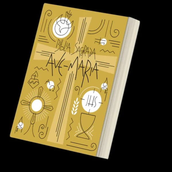 B�blia Sagrada Ave-Maria - Capa S�mbolos