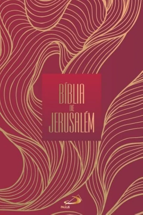 B�blia de Jerusal�m - M�dia /Folhagem Dourada