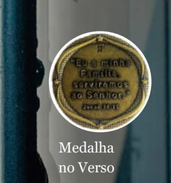 Dezena de Porta com Laço Conta 10mm Imbuia Conta Acrílica 12mm Verde e Vermelho