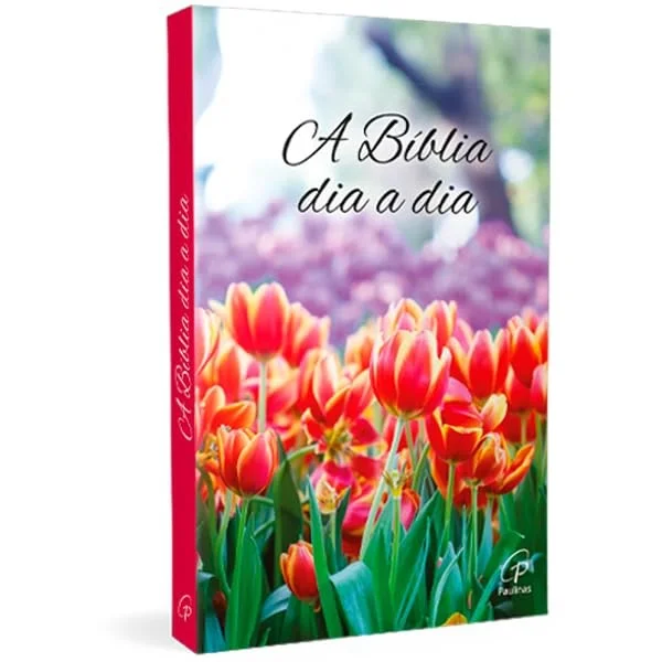 B�blia Dia a Dia 2026 Capa Cristal Flores