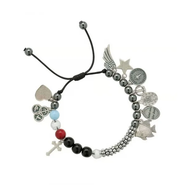 Pulseira Historia de Jesus com Macram�