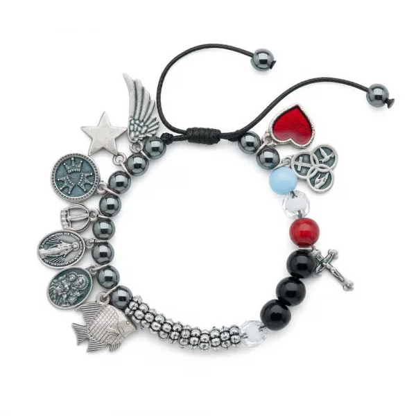 Pulseira Historia de Jesus com Macram�