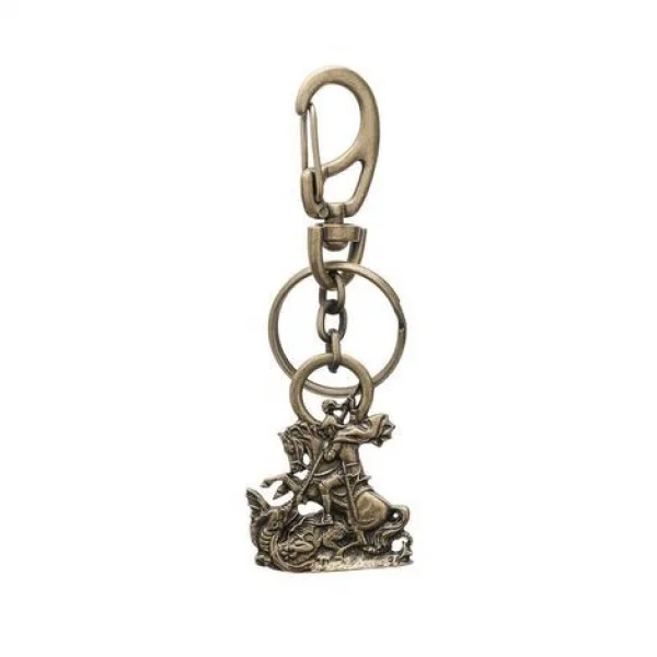 Chaveiro Dourado de S�o Jorge