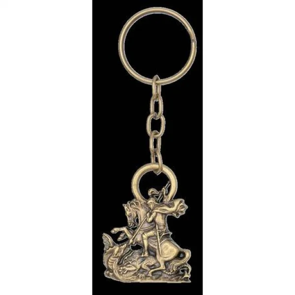 Chaveiro Dourado de S�o Jorge