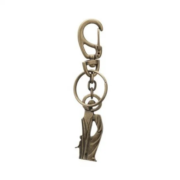 Chaveiro com Imagem da Sagrada Família em Ouro Velho