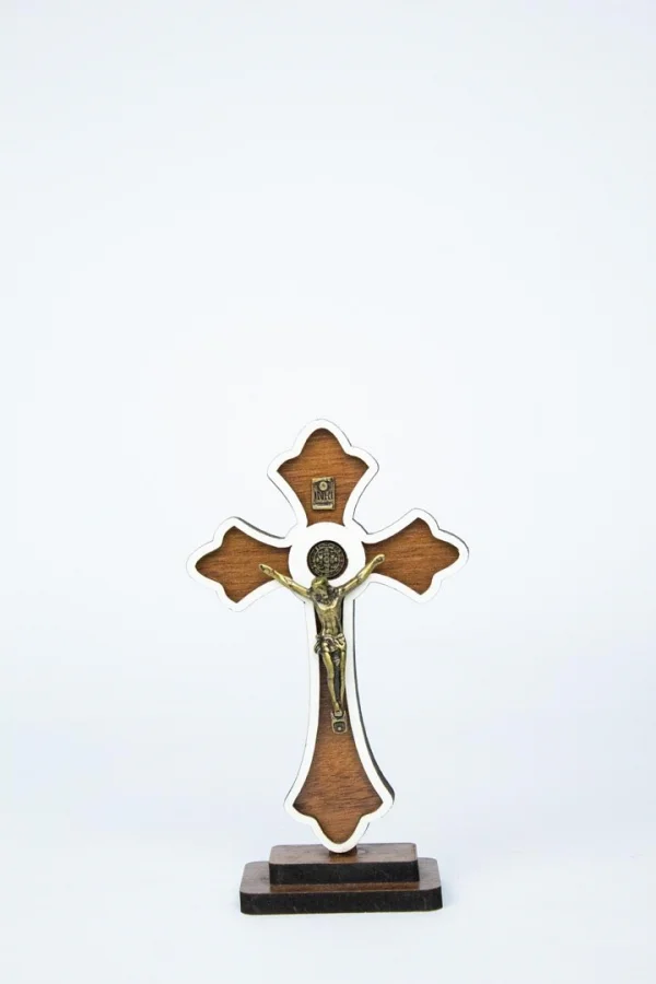Crucifixo Filete Fino em MDF 13cm
