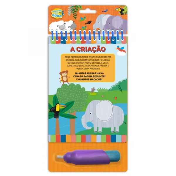 Livro Aquabook Animais da Bblia
