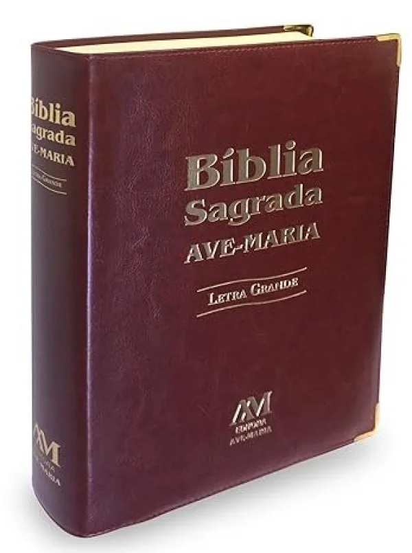 Livro Bblia Sagrada Ave Maria - Letra Grande