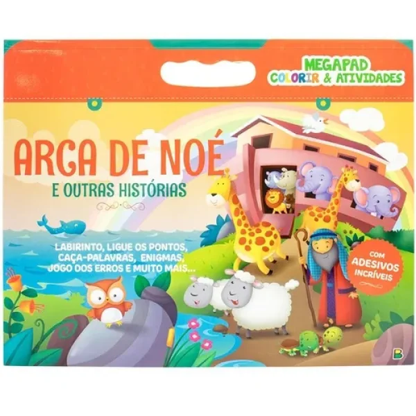 Megadapad - Colorir & Atividades: Arca de Noé e Outras Histórias
