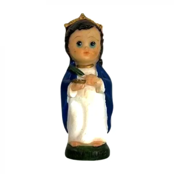 Santa Luzia Infantil 8cm