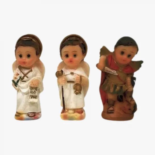 Conjunto Arcanjos Infantil 4cm