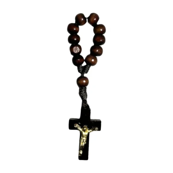 Dezena Em Madeira Com Cristo