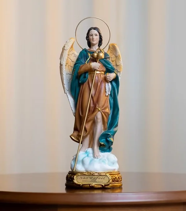 São Rafael 20cm Resina