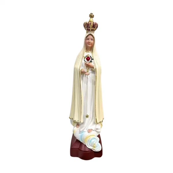 Nossa Senhora de F�tima Peregrina 13cm � Resina