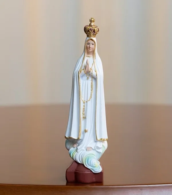 Nossa Senhora de Fatima Portugal 13cm Resina