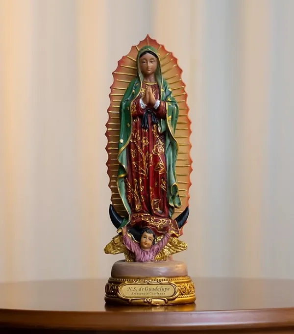 Nossa Senhora de Guadalupe 20cm  - Resina