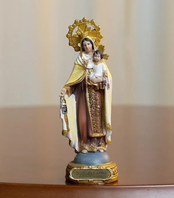 Nossa Senhora do Carmo 13cm Resina