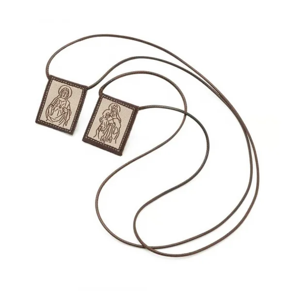 Escapul�rio Tecido Pequeno - com Folheto